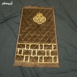 Velvet Foam Quilted
Orthopedic Embossed Padded Jai Namaz -Dark Brown